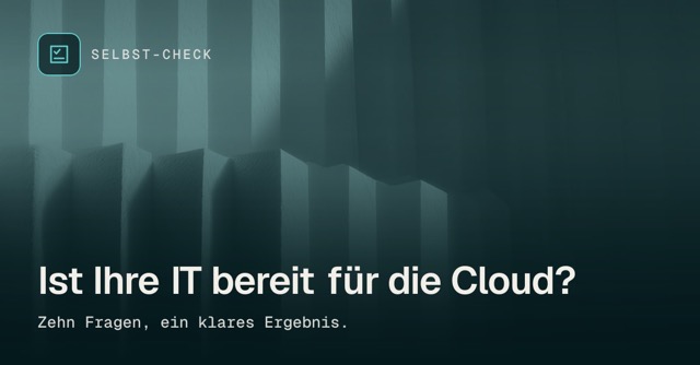 Featured graphic: cloud readiness self-check