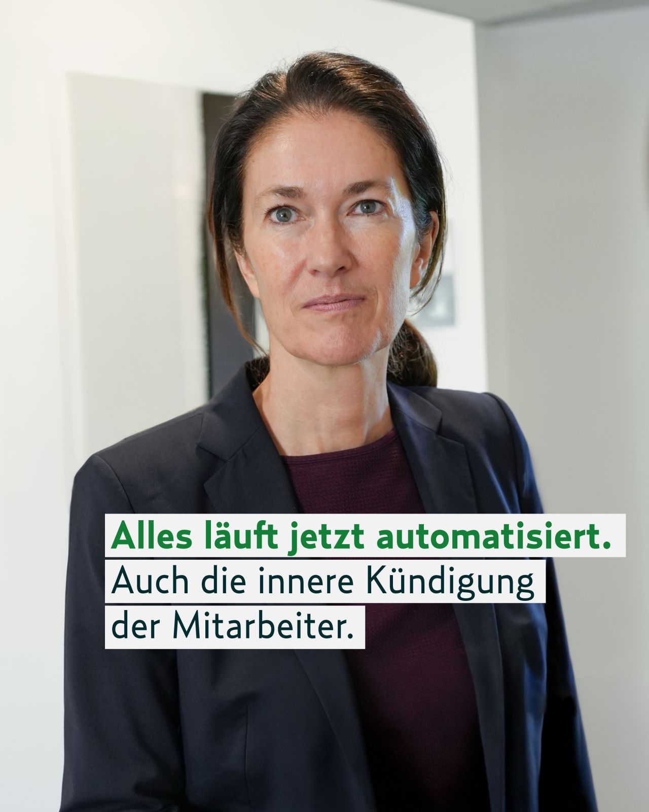 LinkedIn-Post: Alles läuft jetzt automatisiert. Auch die innere Kündigung der Mitarbeiter.