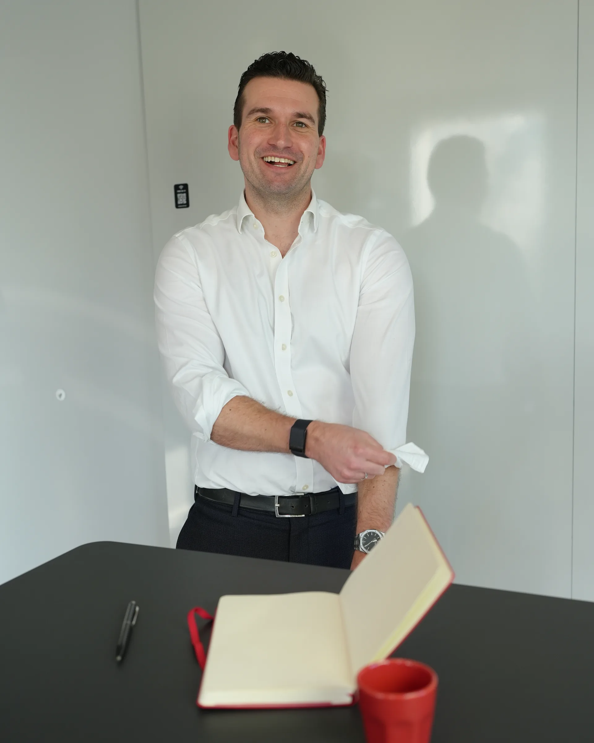 Michel Karänke im Büro